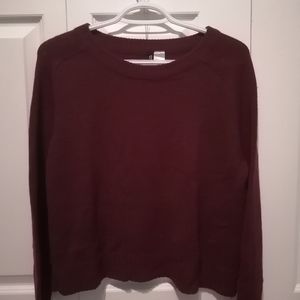 Burgundy sweater
